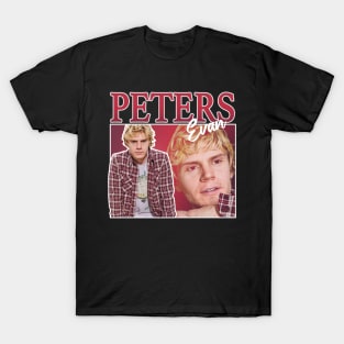 Evan Peters Retro T-Shirt